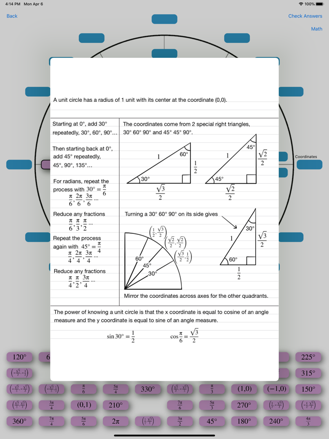 Unit Circle Practice(圖5)-速報App