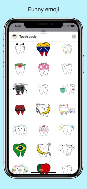 Teeth Emojis & Smiley stickers(圖3)-速報App