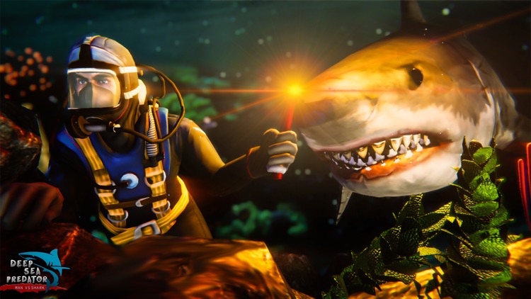 Deep Sea Predator-Man Vs Shark