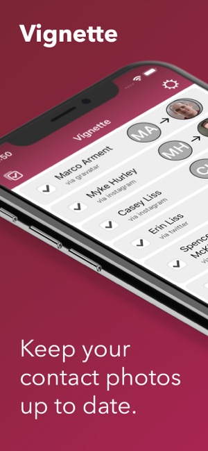 Vignette – Update Contact Pics(圖1)-速報App