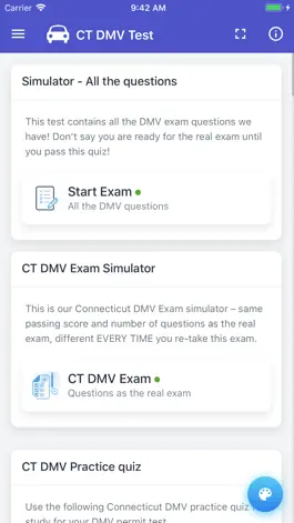 Game screenshot Connecticut DMV Practice Exam hack