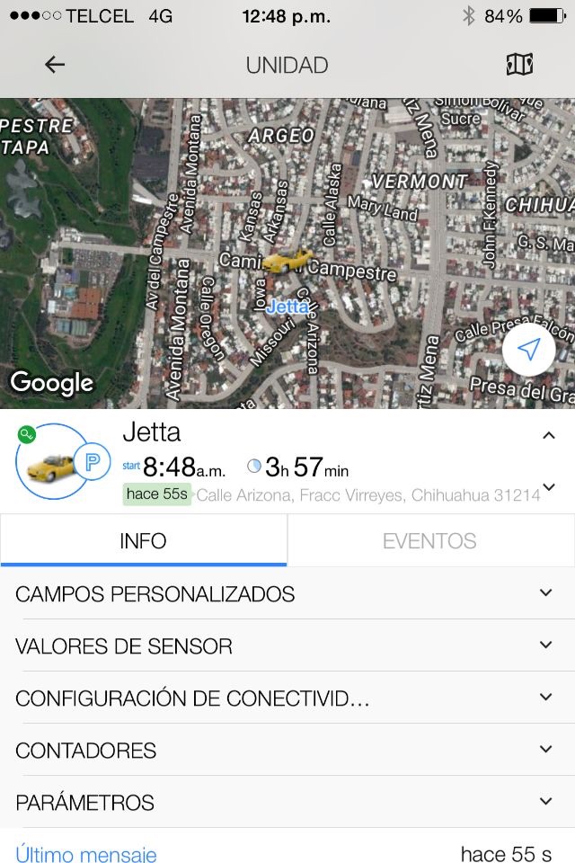 GPSmonitor screenshot 2
