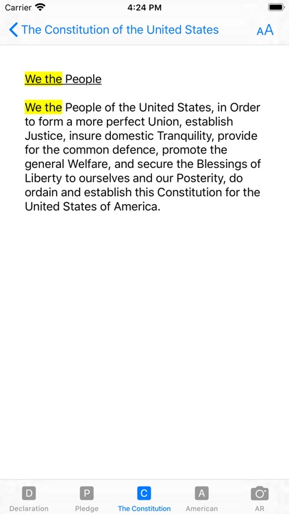 our Constitution screenshot-7