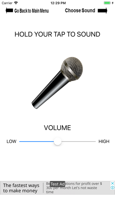 Microphone Tap Sound Effect screenshot 2