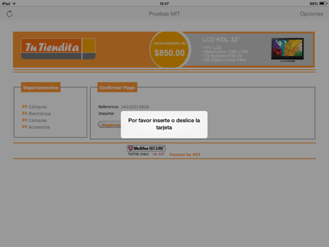 mCommerce2mPos - náhled
