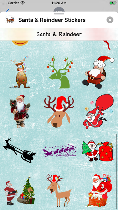 Santa & Reindeer Sticker Pack screenshot 3