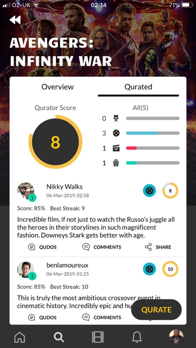 Qurator Movie Review App screenshot 4
