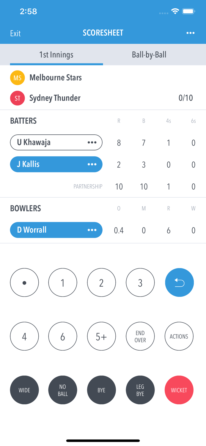 MyCricket Live Score