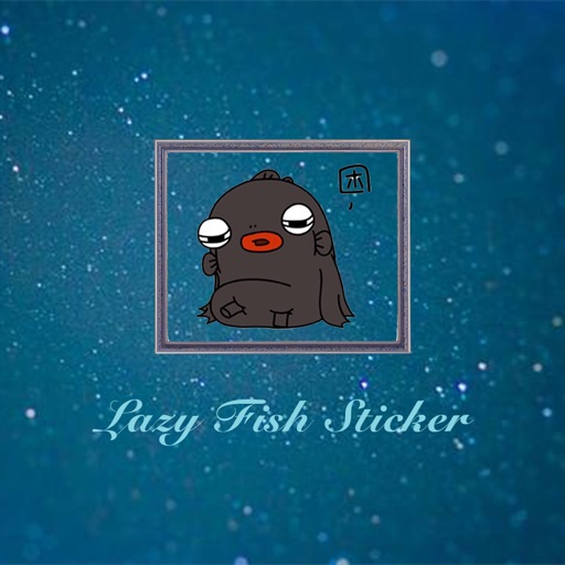 Lazy Fish Sticker