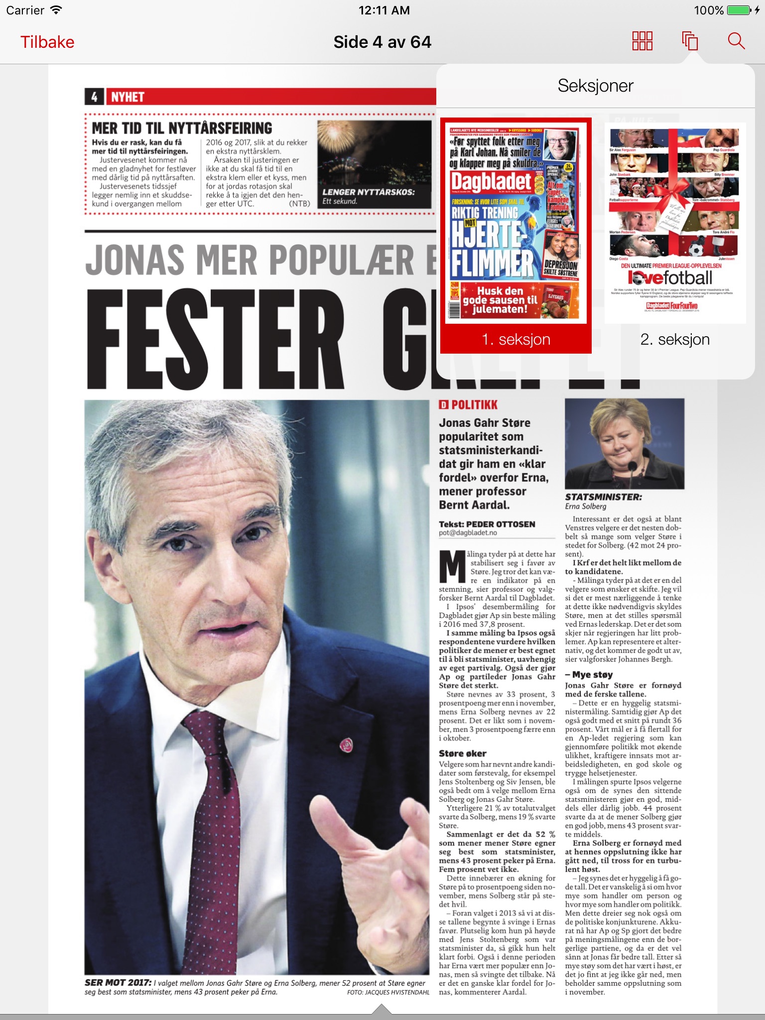 Dagbladet Pluss screenshot 2