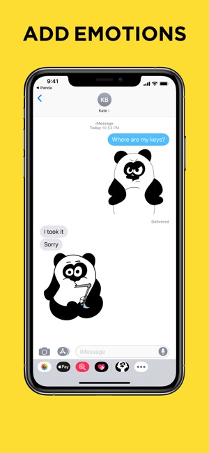 Panda bear stickers(圖2)-速報App