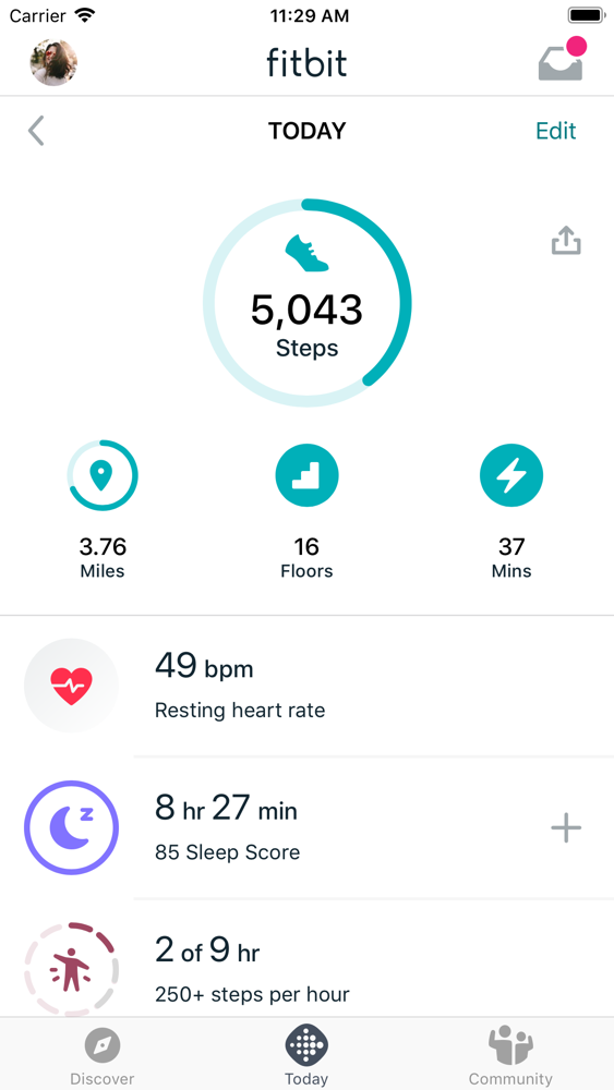 fitbit hr app for iphone