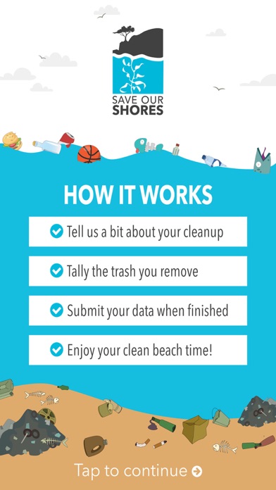 How to cancel & delete Save Our Shores Marine Tally from iphone & ipad 1