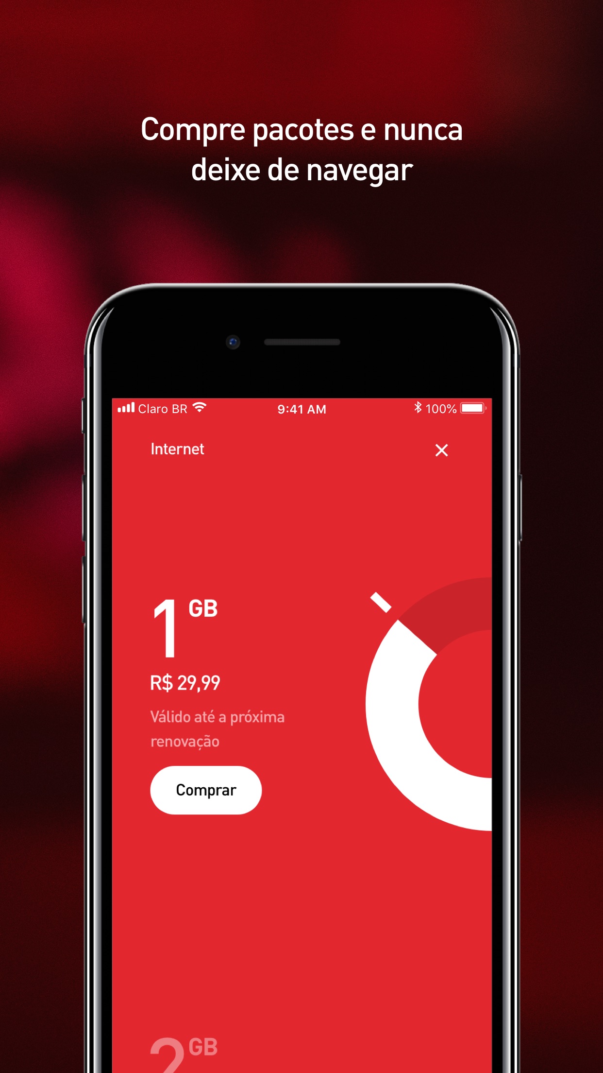 Screenshot do app Novo Minha Claro móvel