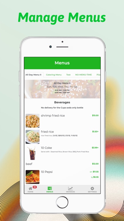 qMenu Food Ordering App