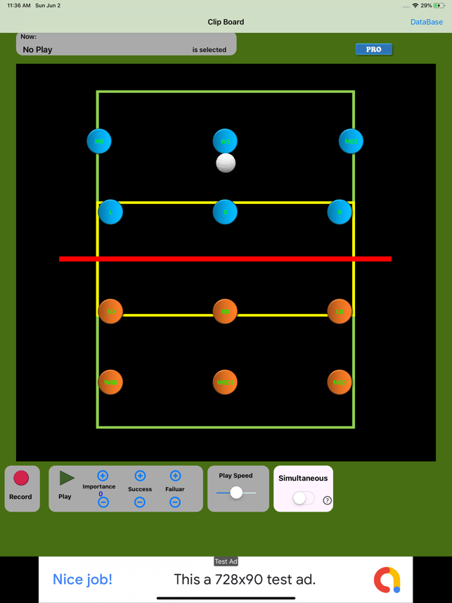 VolleyBall Clip Board LITE(圖1)-速報App