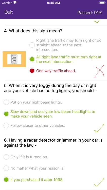 Learner driver knowledge ACT screenshot-3