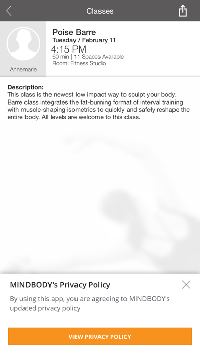 Poise Pilates+Barre LLC screenshot 4