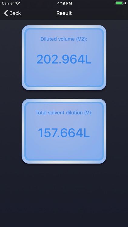 Solution Dilution Calculation screenshot-4