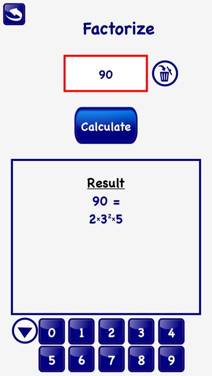 LCM GCD Prime Factor Calc Lite screenshot-3