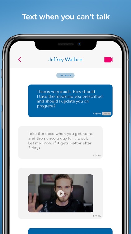 Healthchat - Video messaging