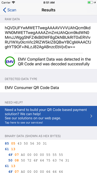 EMV QR Code Reader & ... screenshot1