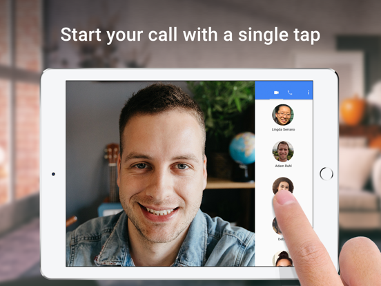 iPad Image of Google Duo