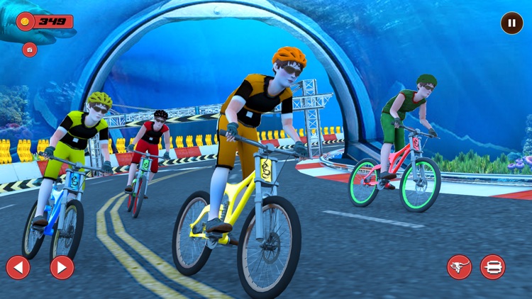 Underwater Fast Bicycle Stunt screenshot-3