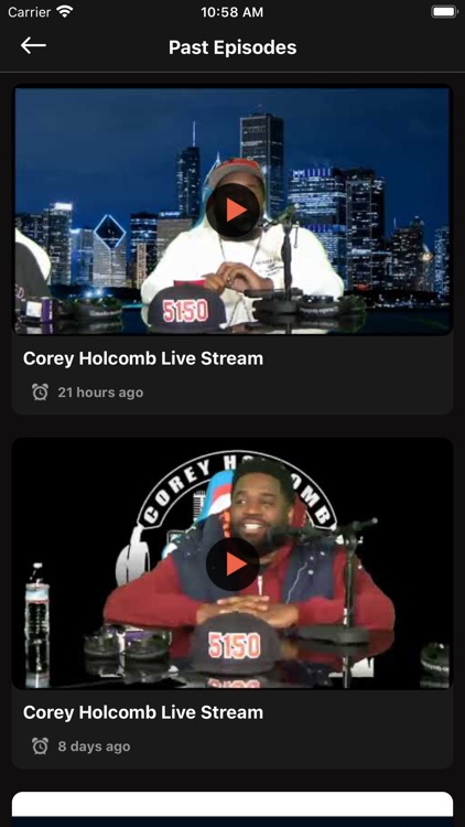 Corey Holcomb 5150 Show