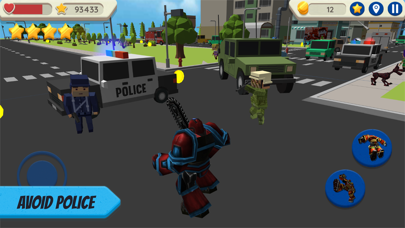 Robot Hero: City Simulator 3D screenshot 2