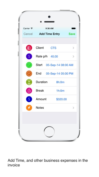 Time Tracker Time invoice pdf