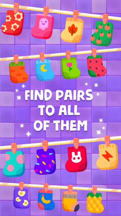 Socks Mahjong - Find All Pairs