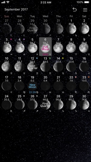 Simple Moon Phase Calendar(圖3)-速報App