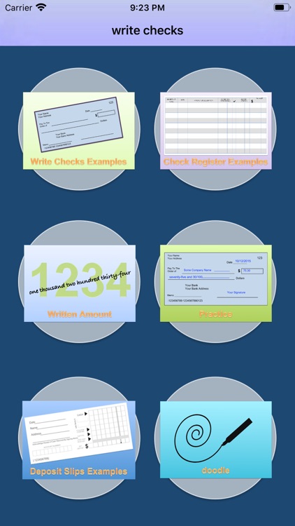write checks
