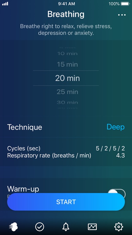 Breathe: Breathing Trainer App