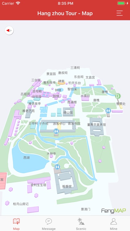 Hangzhou Tour-Map