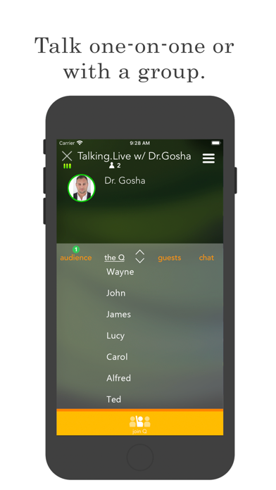 Screenshot #2 pour Talking.Live w/ Dr. Gosha