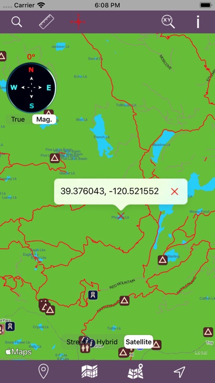 Tahoe National Forest – GPS screenshot-4