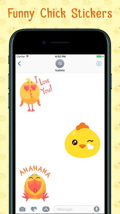 How to cancel & delete Funny Chick Stickers from iphone & ipad 4