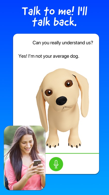 Talking Dog, the savage AI pet