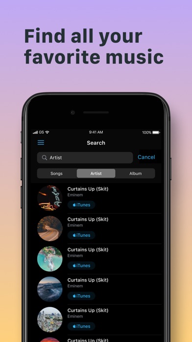 Music app - Unlimited Music screenshot 2