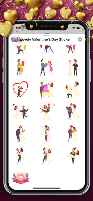 Sticker Lovely Valentine's Day(圖5)-速報App