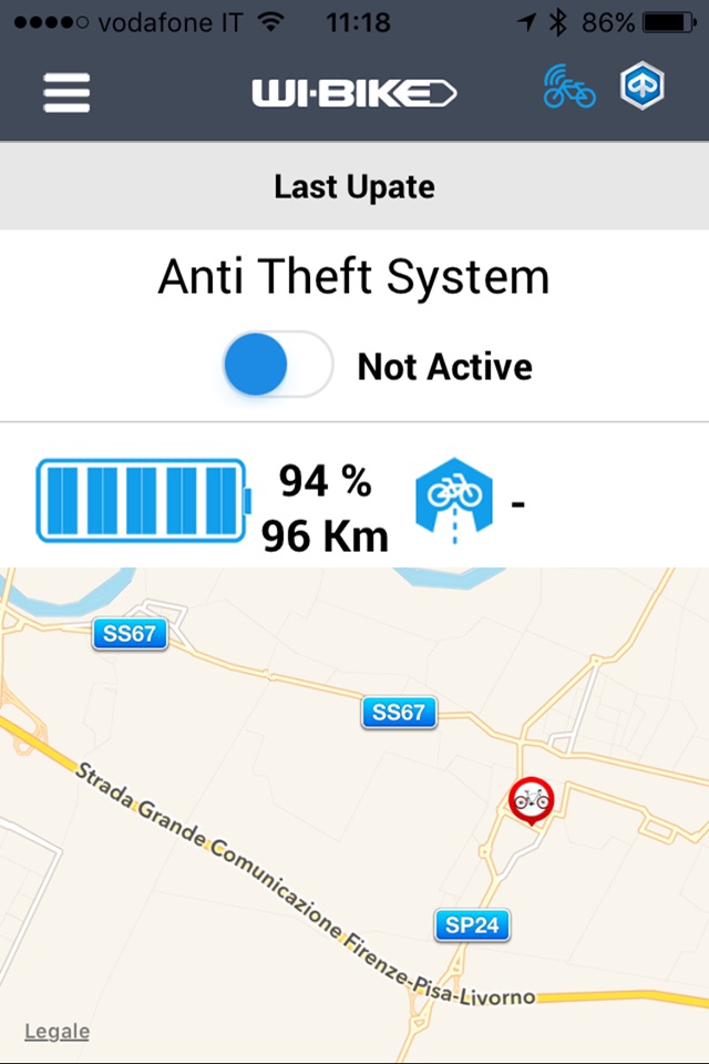 Wi-Bike App screenshot 4