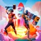 Rocket Royale is one of a kind Battle Royale game, the main goal is to build a Rocket and fly away from the island