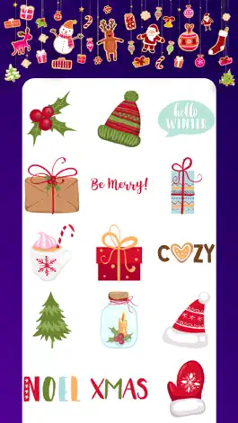Game screenshot Merry Christmas Stickers! Emo apk