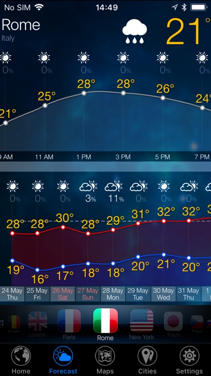 3D EARTH the weather forecast screenshot-3