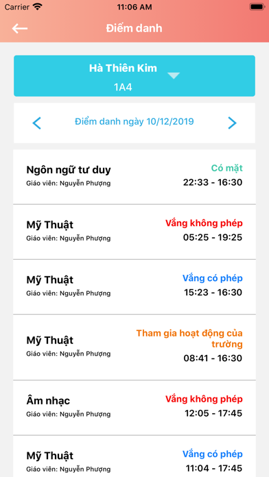 YSchool Phụ Huynh screenshot 2