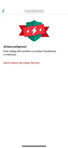 Screenshot 2 Kaspersky QR Scanner iphone