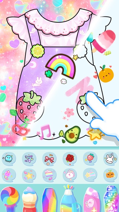 Coloring Glitter Princess screenshot 4