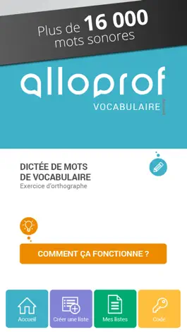 Game screenshot Dictée de mots Alloprof mod apk